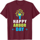 Plant More Trees Tree Planting Arbor Day Earth Day T-Shirt - T-Shirt | Maroon