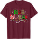 MDS Nurse Christmas Scrubs Tops Men T-Shirt - T-Shirt | Maroon