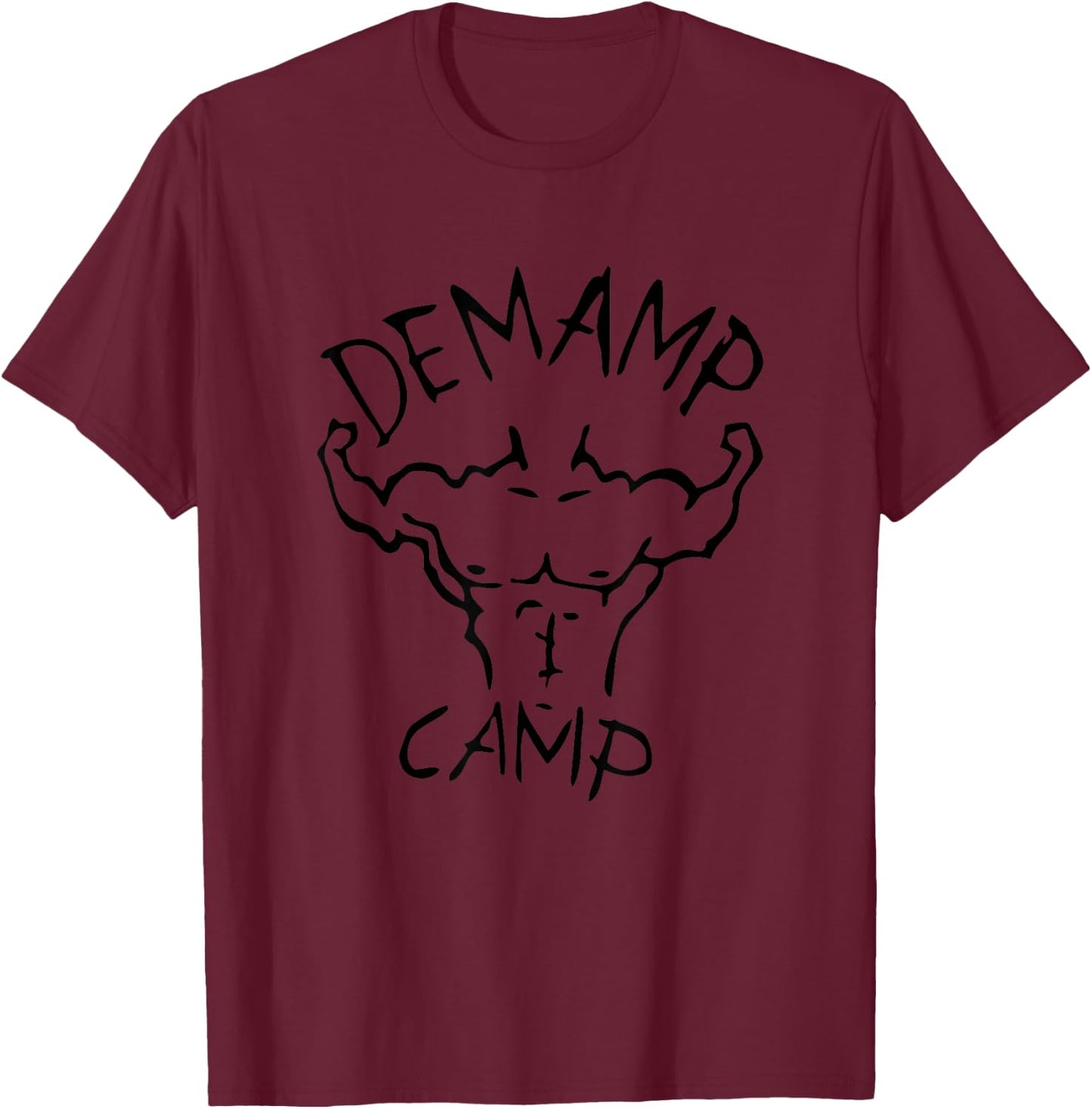 Demamp Camp Workout lover, bodybuilding T-Shirt - T-Shirt | Maroon