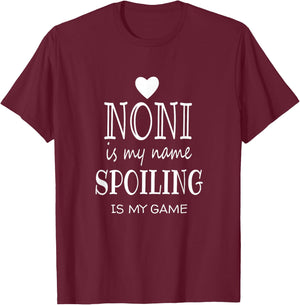 Noni Is My Name Special Grandma T-Shirt - T-Shirt | Maroon
