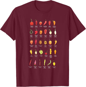 Chili Design for a Chili lover T-Shirt - T-Shirt | Maroon