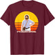Hangover Movie, Classic Cinema, Funny Man's Satchel Shirt T-Shirt - T-Shirt | Maroon
