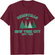 New York City Christmas Trip T-Shirt - T-Shirt | Maroon