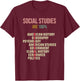 World History Classroom Social Studies History Teacher T-Shirt - T-Shirt | Maroon