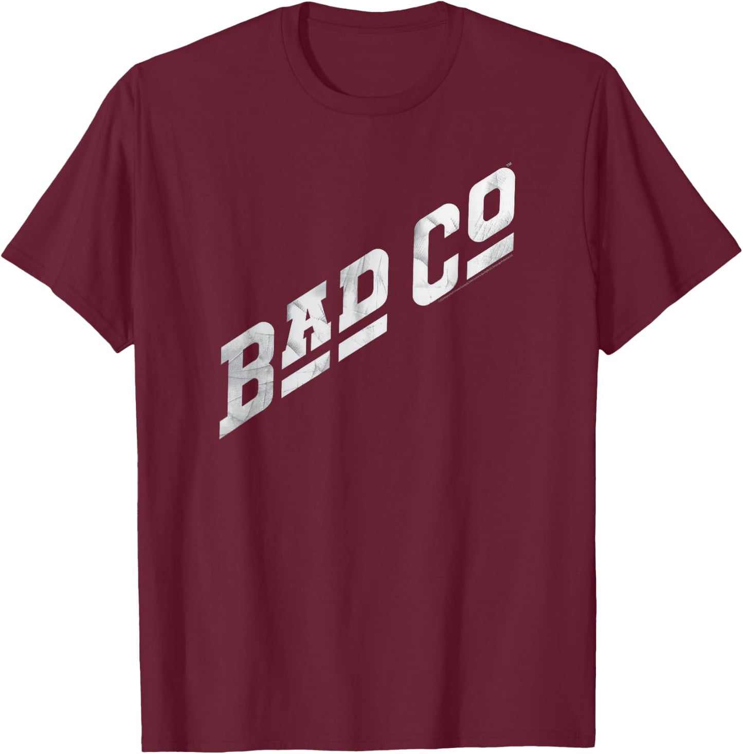 Bad Company Classic Bad Co Logo T-Shirt - T-Shirt | Maroon
