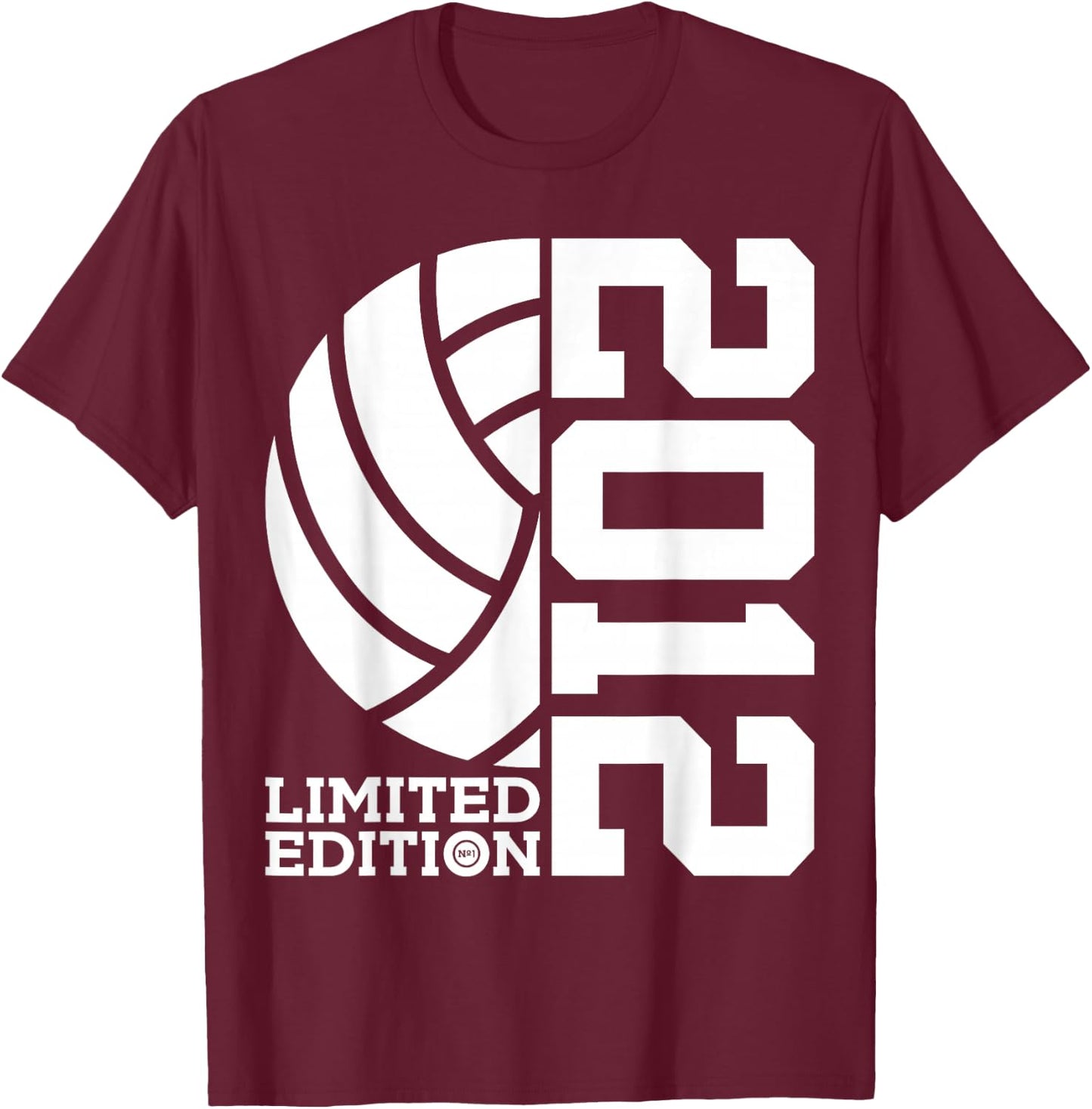 14th BIRTHDAY VOLLEYBALL LIMITED EDITION 2012 T-Shirt - T-Shirt | Maroon