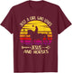Jesus And Horses - Just A Girl Who Loves Jesus And Horses T-Shirt - T-Shirt | Maroon
