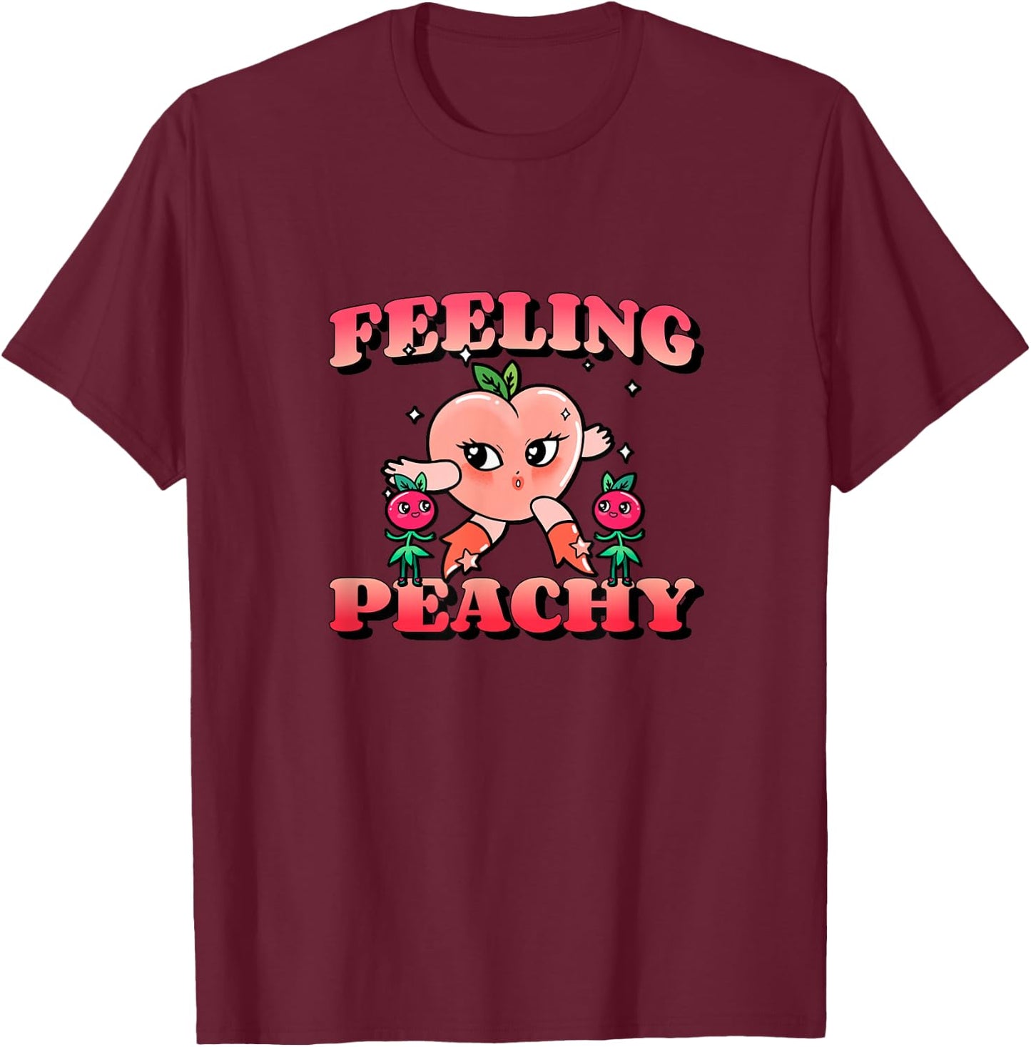 Peach State Georgia Atlanta Georgia On My Mind T-Shirt - T-Shirt | Maroon