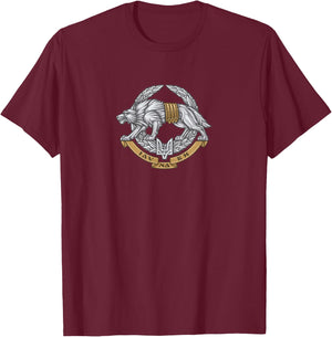 Glory to Ukraine Apparel Company Ukrainian Army Special Operations Forces Emblem Logo T-Shirt - T-Shirt | Maroon