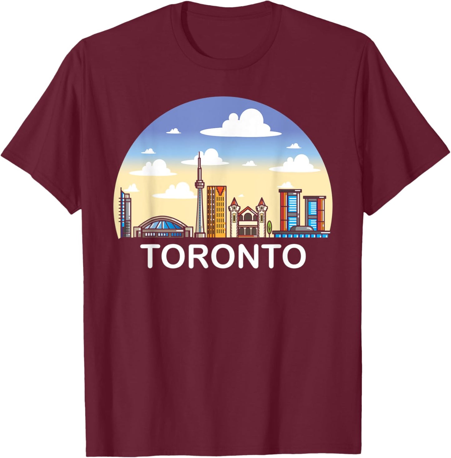 Toronto Ontario Canada T-Shirt - T-Shirt | Maroon