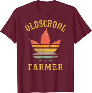 Humorous Weed Leaf Pot Farmer Plant Growers Lovers Quote T-Shirt - T-Shirt | Maroon