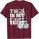 This Is My Fight Shirt Parkinson's Disease Fighter Support T-Shirt - T-Shirt | Maroon