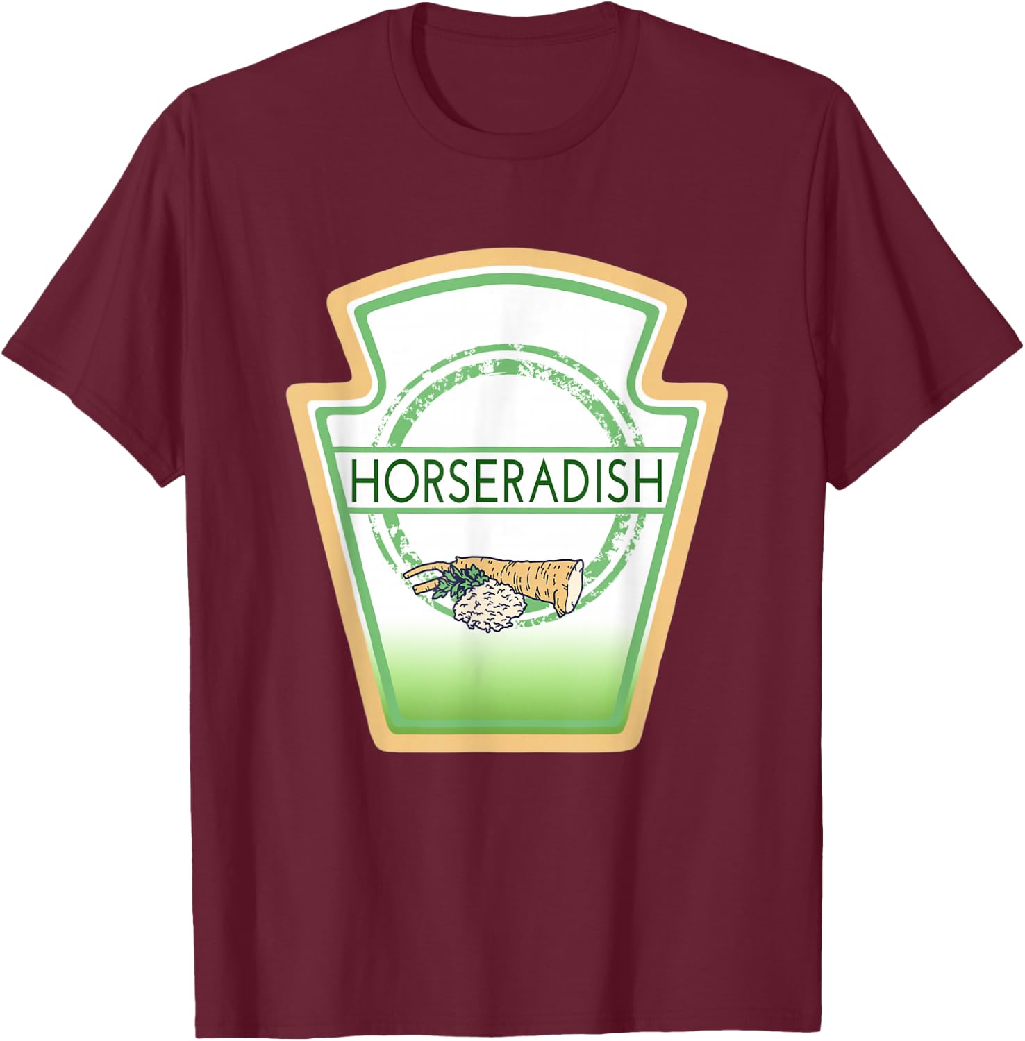 Horseradish Sauce Sauce T-Shirt - T-Shirt | Maroon