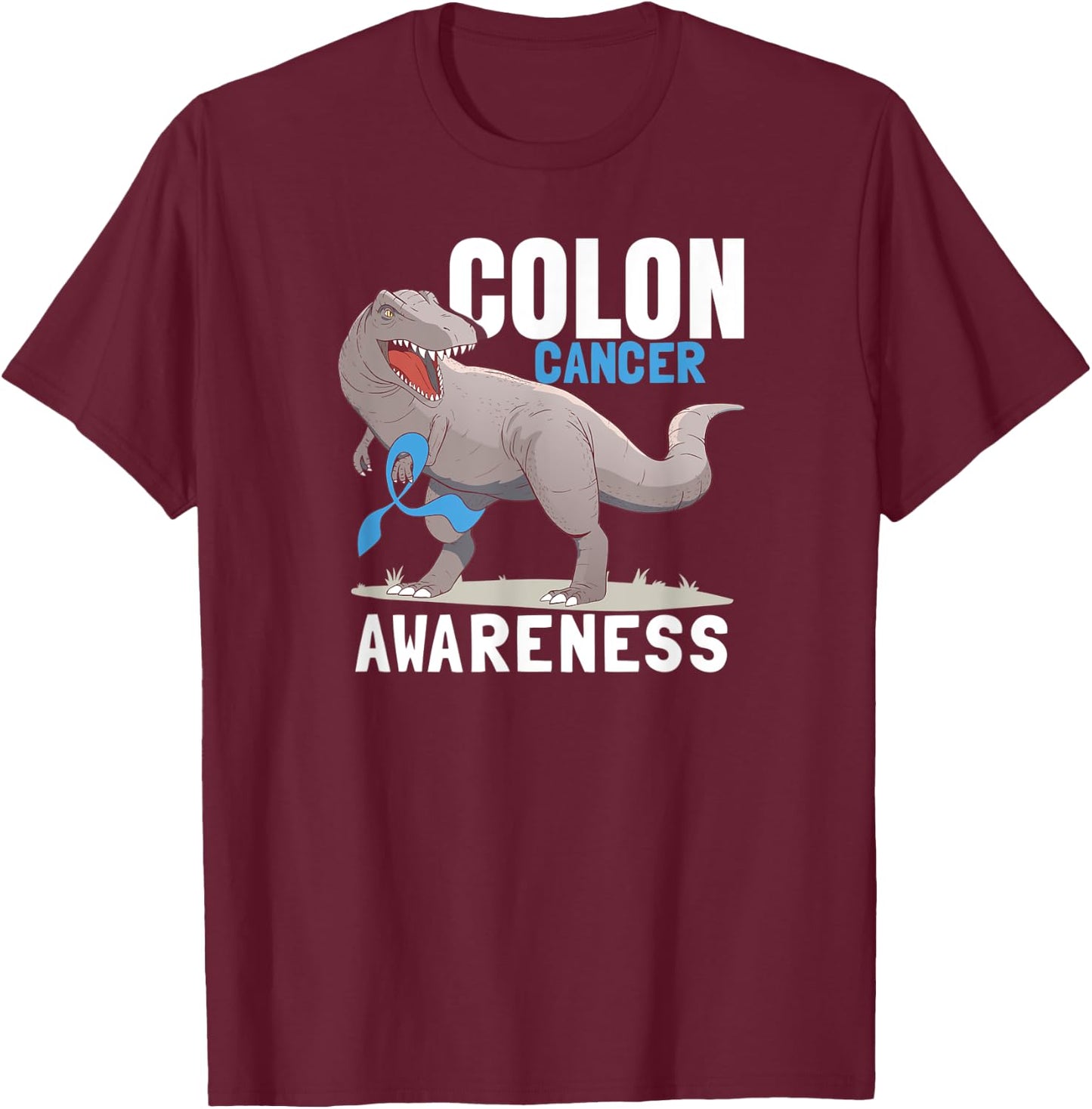Colon Cancer Awareness Kids T-Shirt - T-Shirt | Maroon