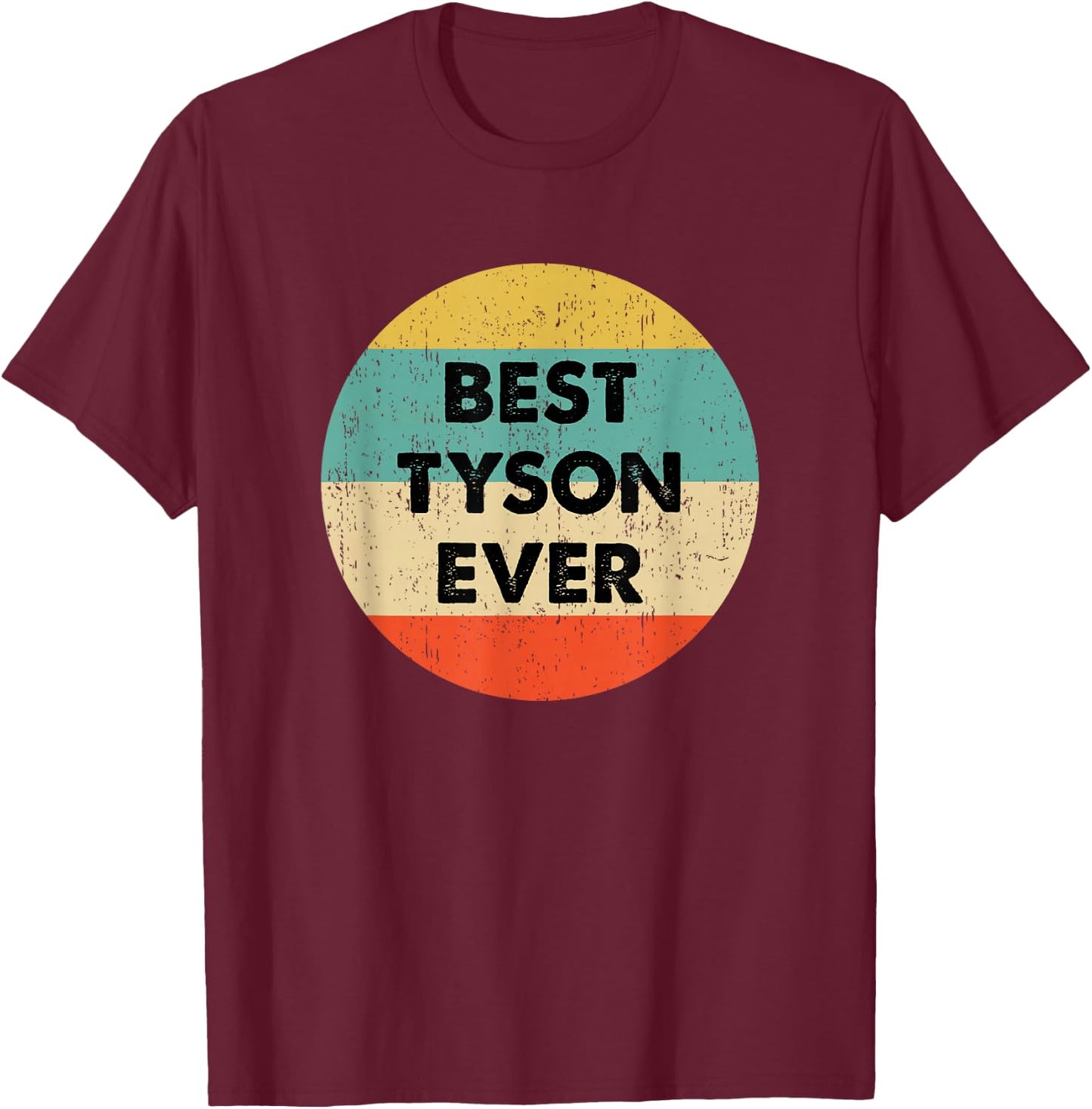 Tyson Name T-Shirt - T-Shirt | Maroon