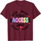 Patient Access Squad Best Patient Care Technician Worker T-Shirt - T-Shirt | Maroon