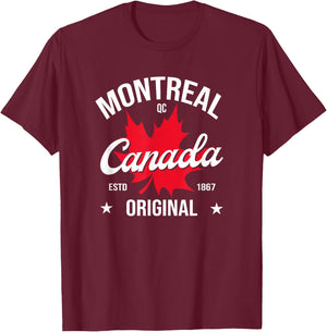 Montreal T-Shirt - T-Shirt | Maroon