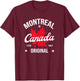 Montreal T-Shirt - T-Shirt | Maroon