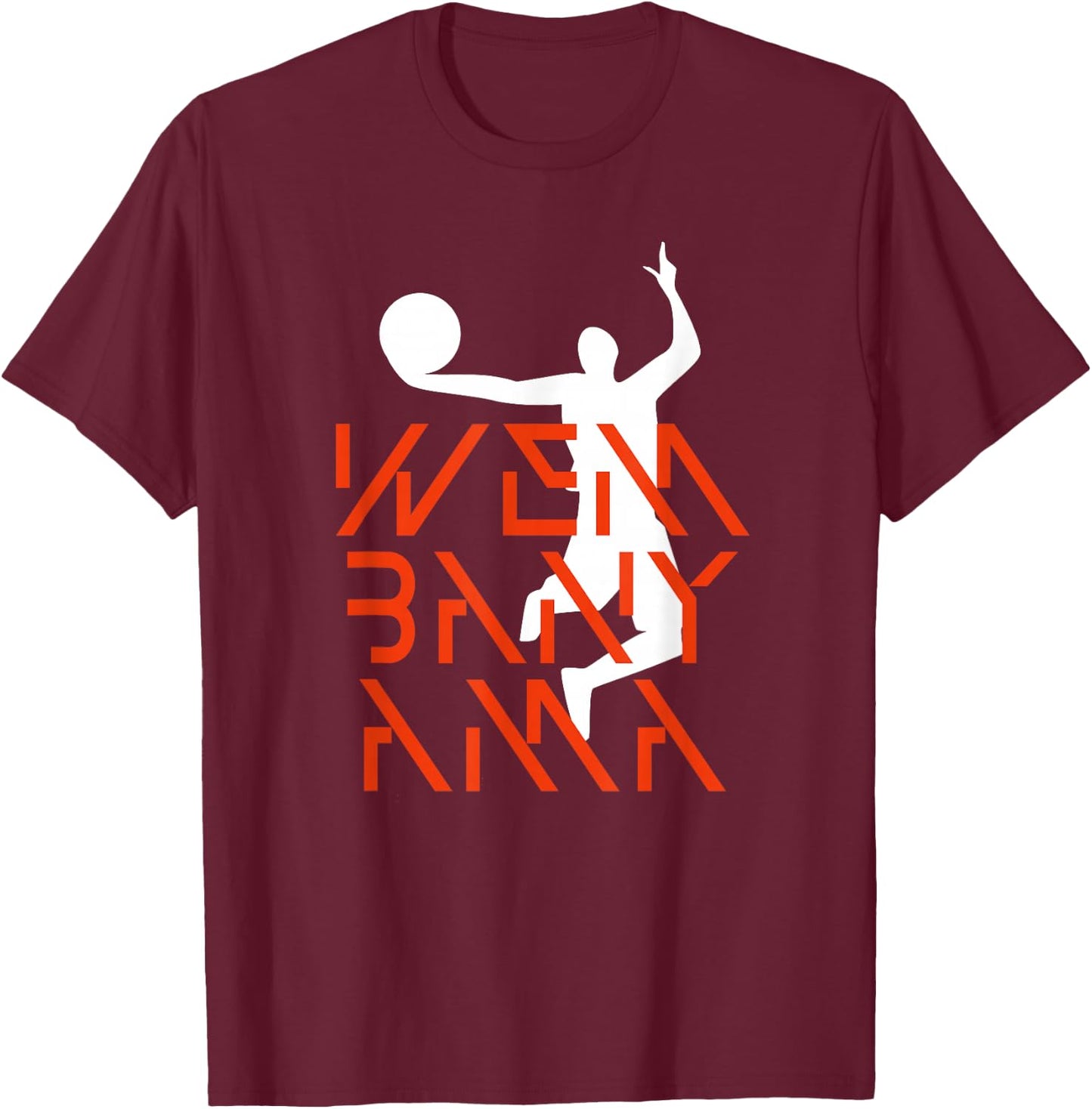 Wembanyama Basketball Amazing Gift Fan T-Shirt - T-Shirt | Maroon