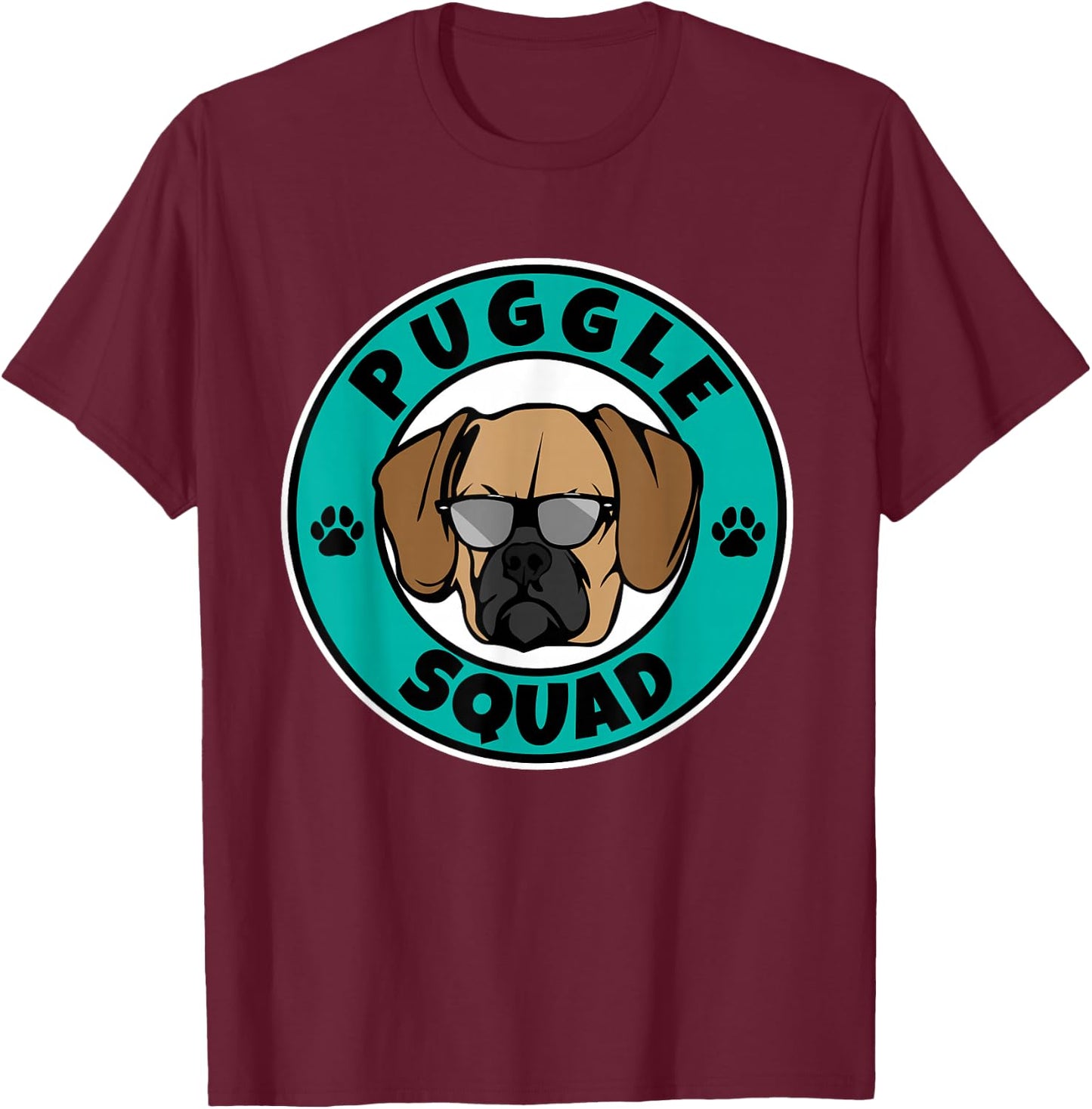 Puggle Squad I Dog Lover I Puggle Women Girls Kids T-Shirt - T-Shirt | Maroon