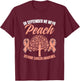 September We Wear Peach Endometrial Uterine Cancer Awareness T-Shirt - T-Shirt | Maroon