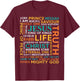 Names Of Jesus Christ Messiah King Saviour Christian Bible T-Shirt - T-Shirt | Maroon