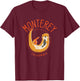 Monterey California Sea Otter design T-Shirt - T-Shirt | Maroon