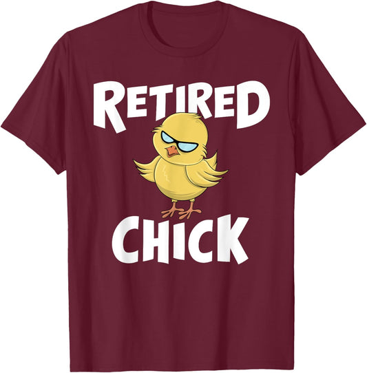 Cute Retirement Art For Mom Women Retirement Lover Retired T-Shirt - T-Shirt | Maroon