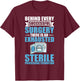 Sterile Processing Technician Instruments Tech Certification T-Shirt - T-Shirt | Maroon