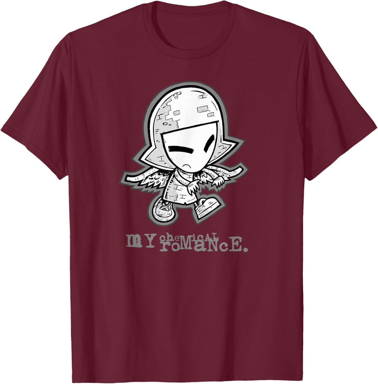 My Chemical Romance Dark Angel T-Shirt - T-Shirt | Maroon