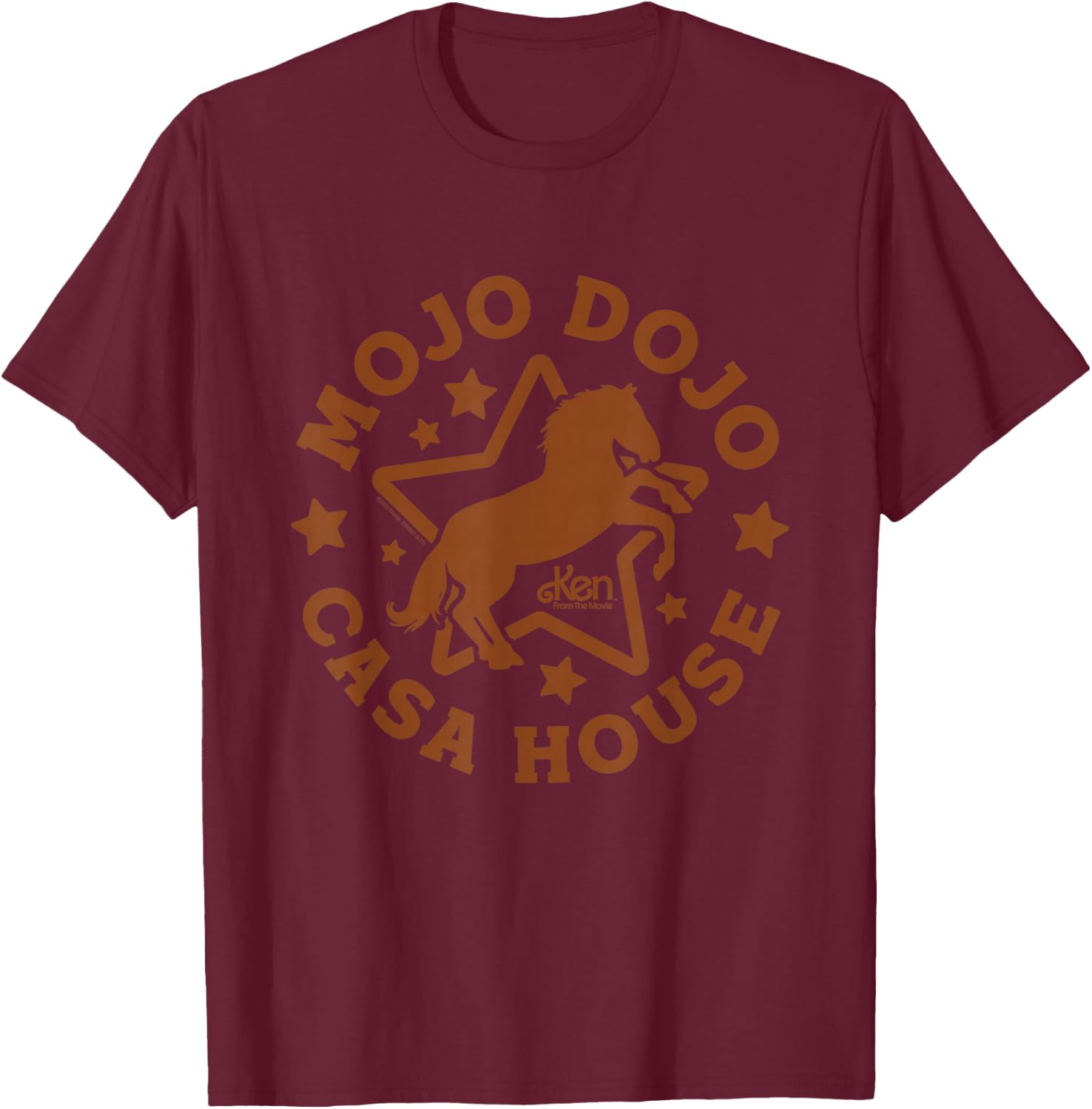 Barbie The Movie - Mojo Dojo Casa House T-Shirt - T-Shirt | Maroon