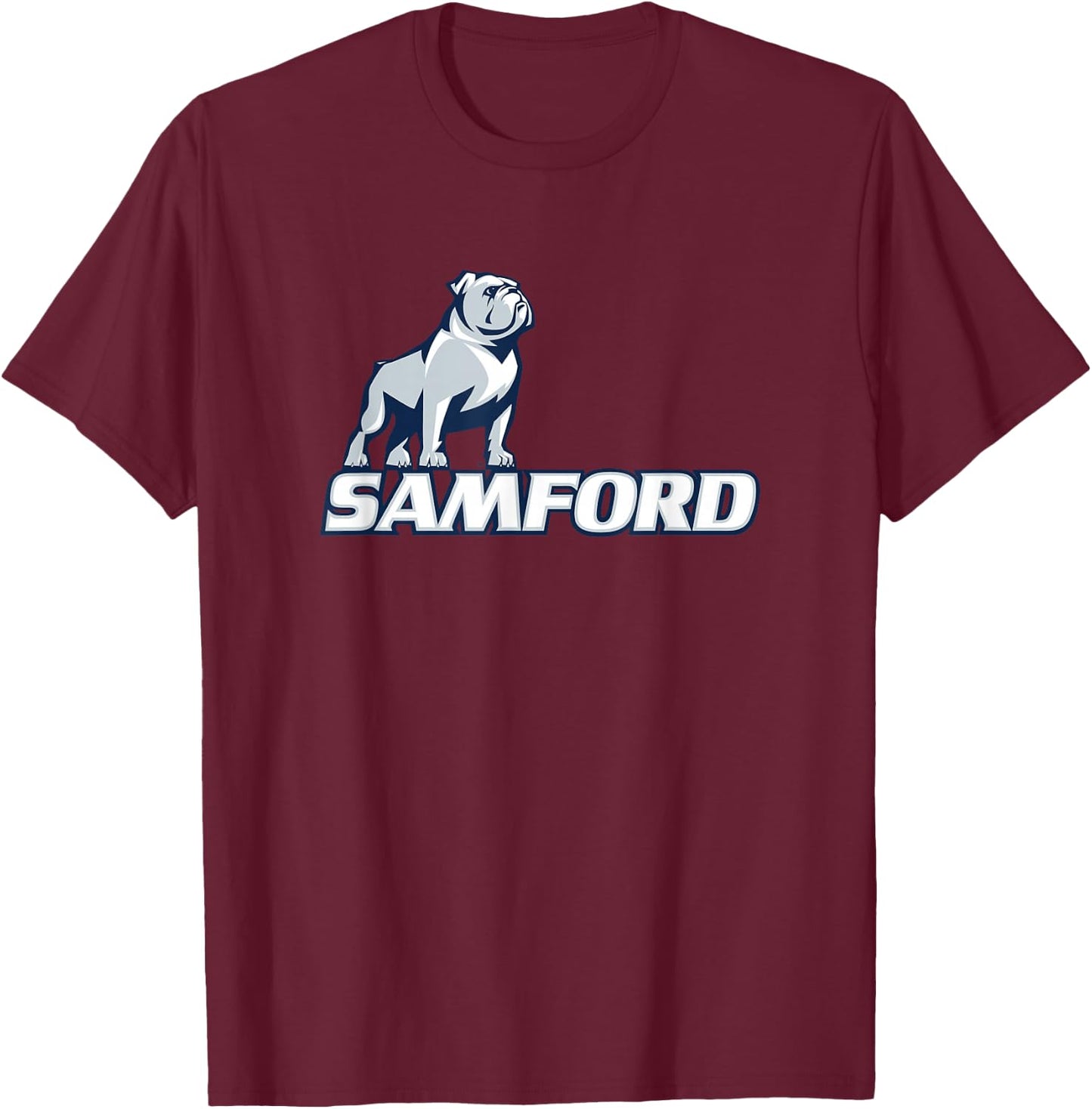 Samford Bulldogs | Official NCAA University Merch | PPSAM01 T-Shirt - T-Shirt | Maroon