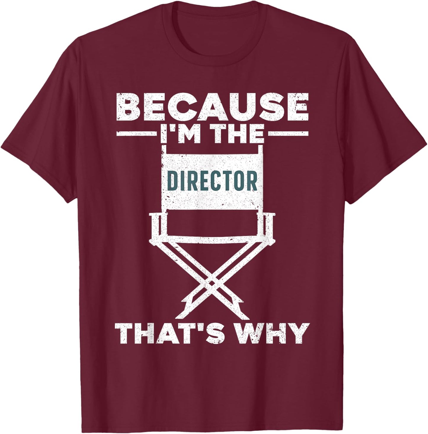Funny Movie Director Women Filmmaker Film Producer T-Shirt - T-Shirt | Maroon
