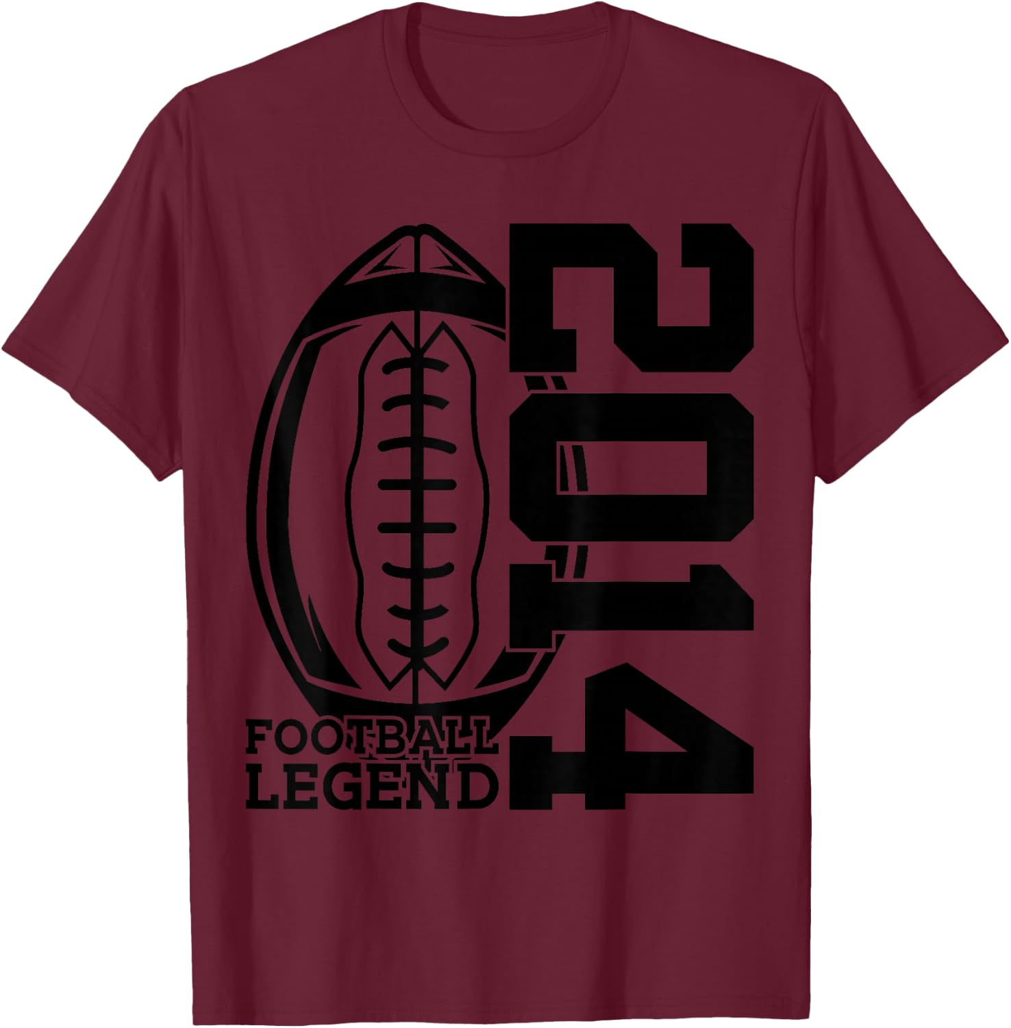 12 Years Football Legend 2014 12th Birthday T-Shirt - T-Shirt | Maroon