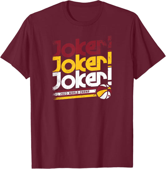 Joker Champ - Denver Basketball T-Shirt - T-Shirt | Maroon