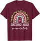 Substance Abuse Counselor Appreciation For Work T-Shirt - T-Shirt | Maroon