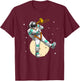 Funny Astronaut Trombone Art Women Trombone Player T-Shirt - T-Shirt | Maroon