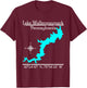 Lake Wallenpaupack, Pennsylvania T-Shirt - T-Shirt | Maroon
