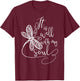 It Is Well with my Soul Dragonfly Christian Women T-Shirt - T-Shirt | Maroon