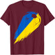 Soccer Player of Pride Ukraine T-Shirt - T-Shirt | Maroon