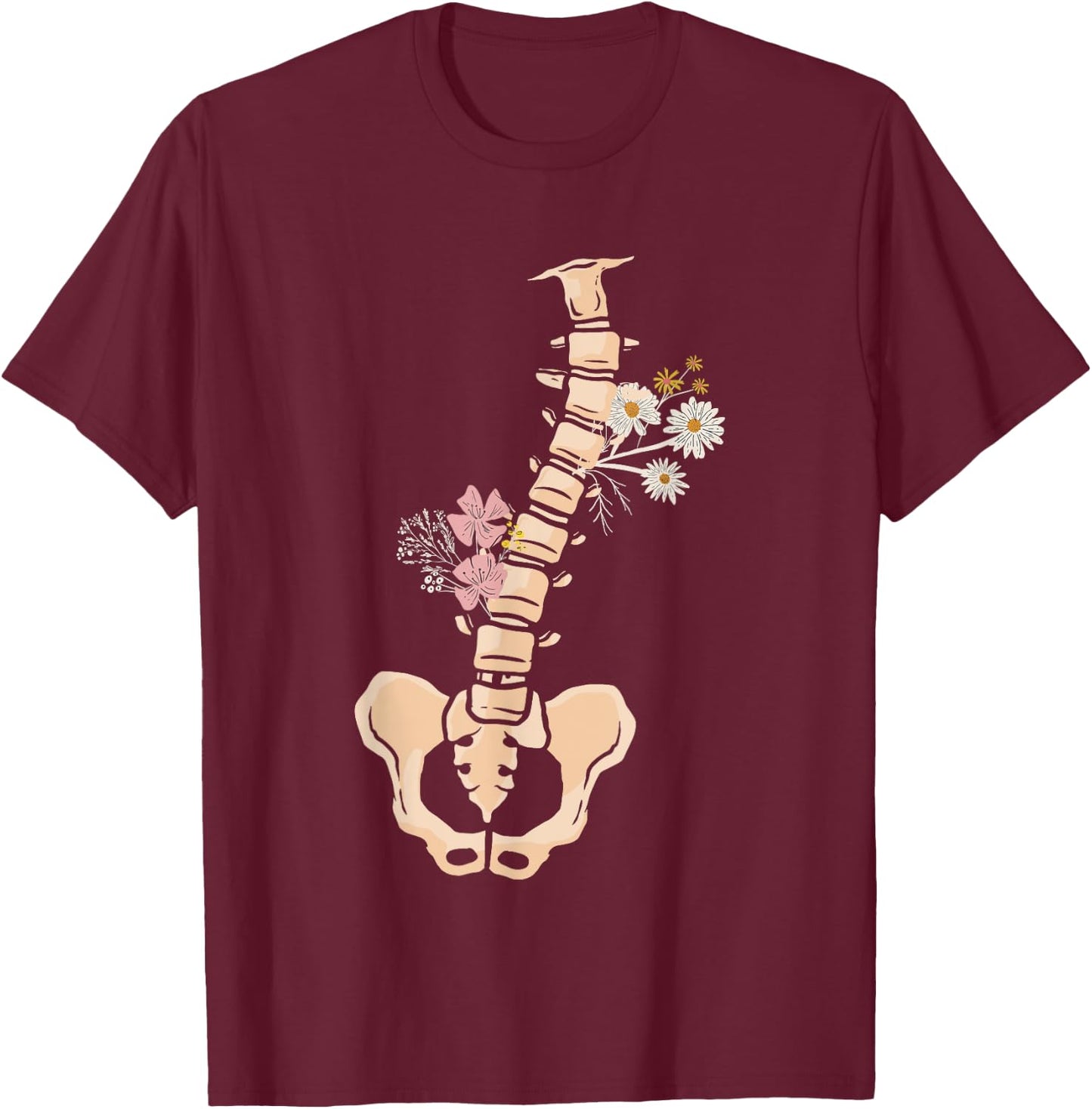Spine Vertebrae - Medical Student Future Spine Surgery Lover T-Shirt - T-Shirt | Maroon