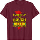 I Grew Up In A Rough Neighborhood Vietnam Vet T-Shirt - T-Shirt | Maroon