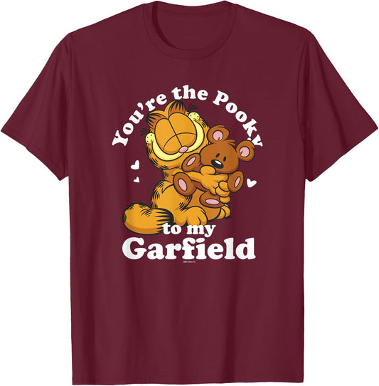 Garfield Valentine's Day You're The Pooky to My Garfield T-Shirt - T-Shirt | Maroon