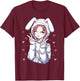 Anime Bunny Manga Girl Otaku for Teens T-Shirt - T-Shirt | Maroon