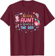 Aunt of The Birthday Girl Shirt The Best Aunt Under The Sea T-Shirt - T-Shirt | Maroon