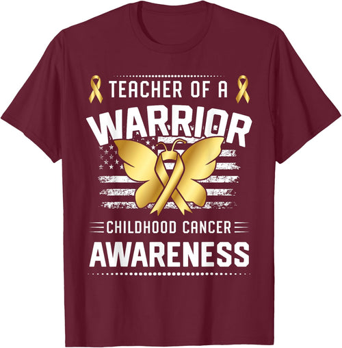 Teacher Of A Warrior Childhood Cancer Awareness