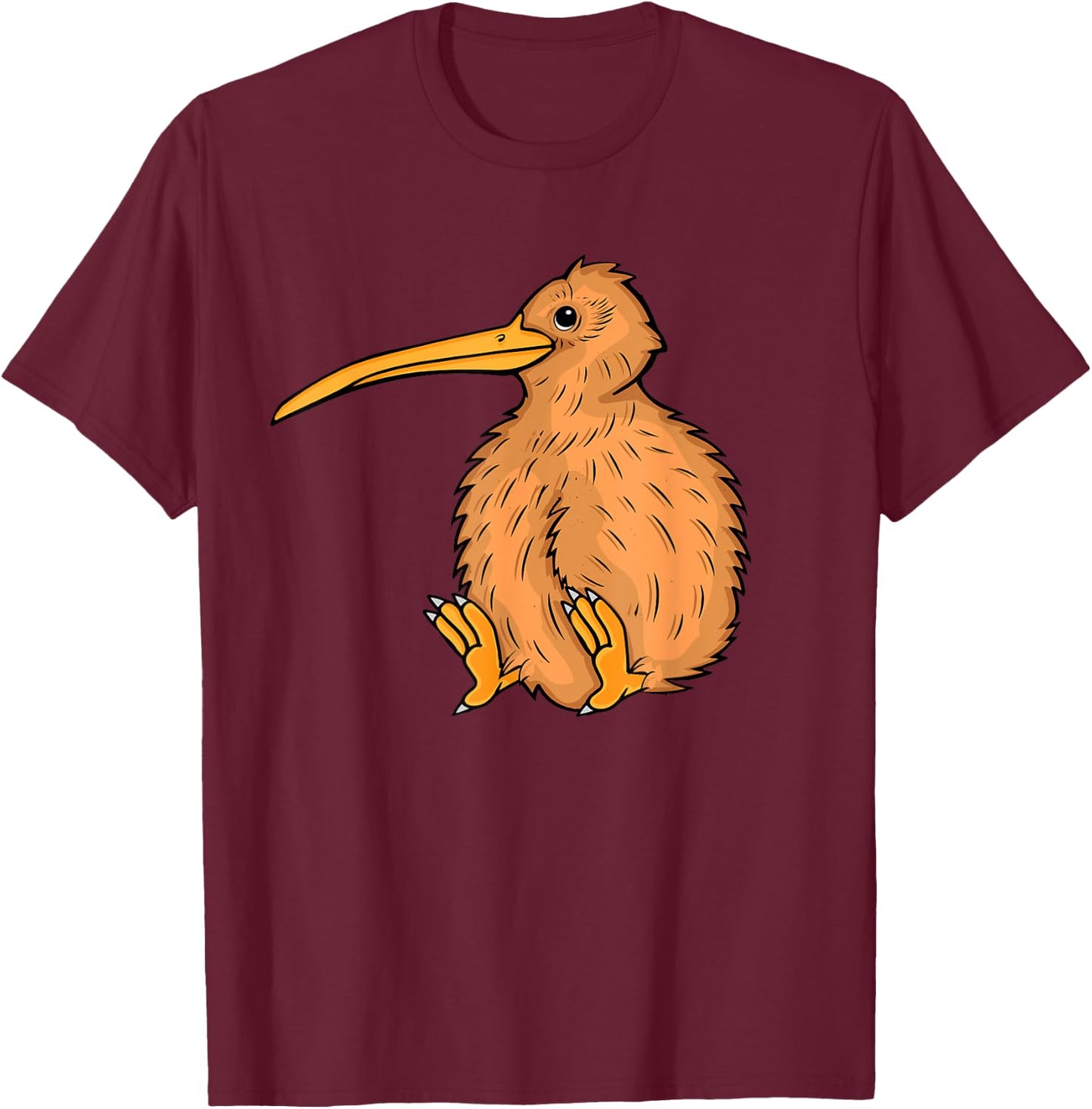 Cute Kiwi Bird Kids Australian Souvenir Bird Kiwi T-Shirt - T-Shirt | Maroon