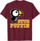 Stud Puffin Funny Seabird T-Shirt - T-Shirt | Maroon