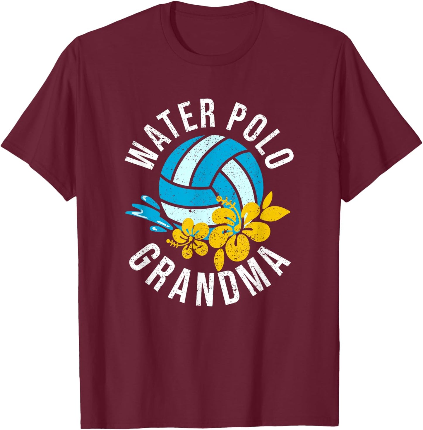 Water Polo Grandma Love Game Day Championship Team Lover T-Shirt - T-Shirt | Maroon
