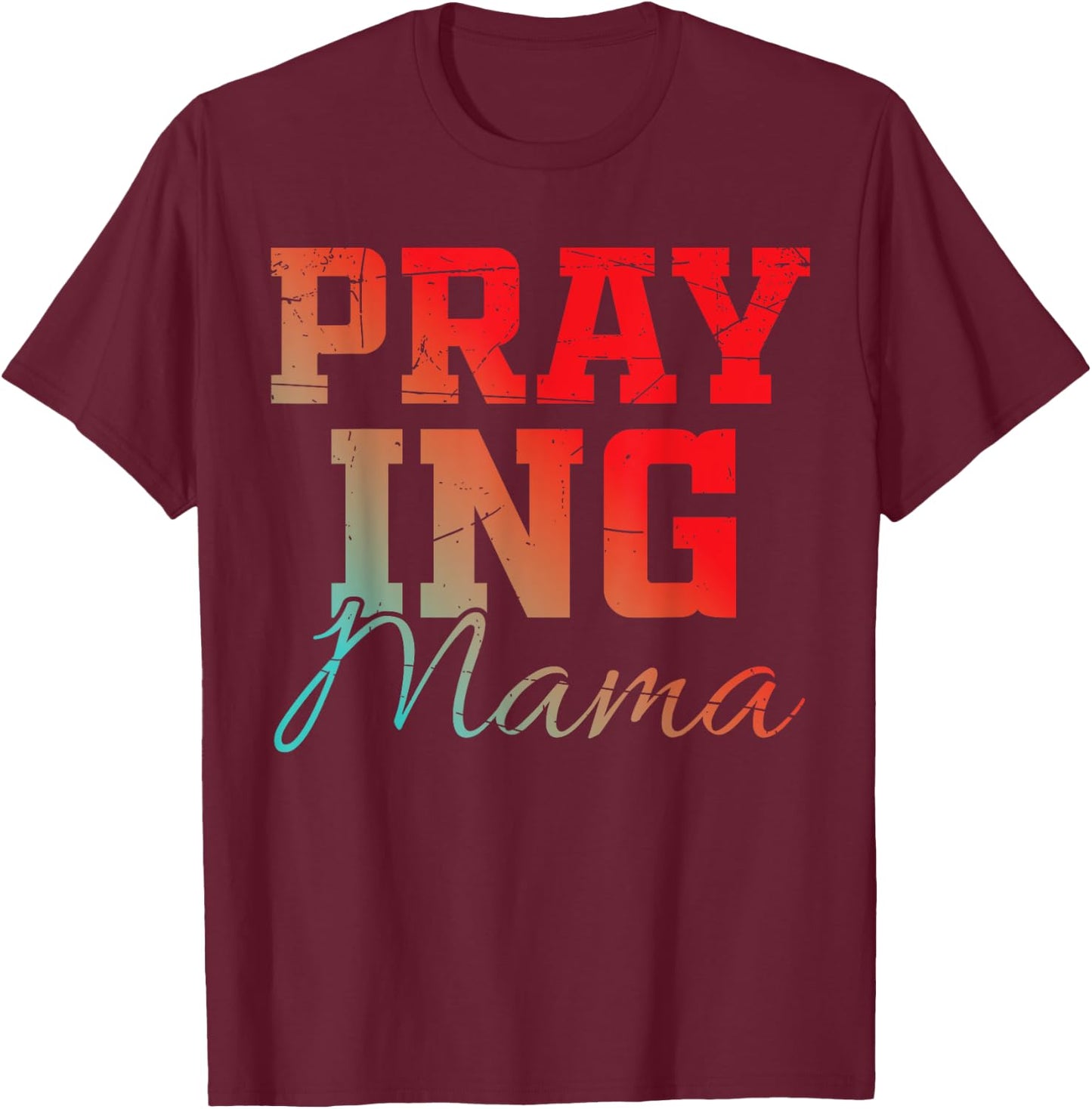Faith Based Apparel Plus Size Christian Believer Mom 3x T-Shirt - T-Shirt | Maroon